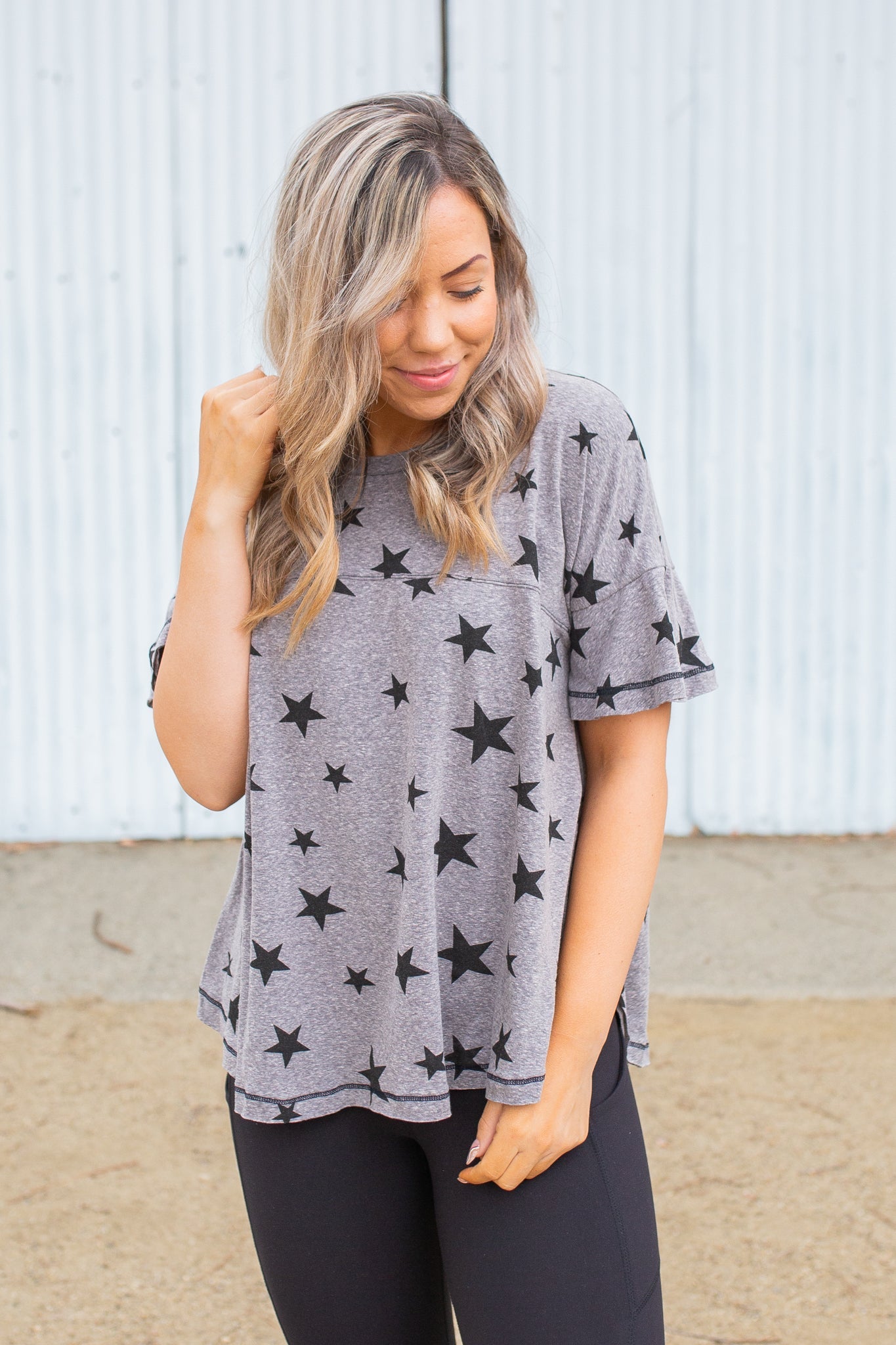 Starry Night Short Sleeve Top