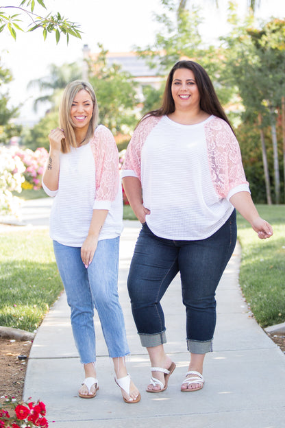 Pure Delightfulness Laced Dolman