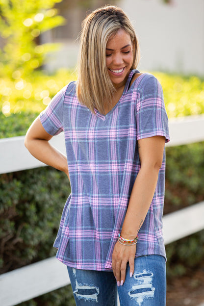 Country Club Plaid Short Sleeve