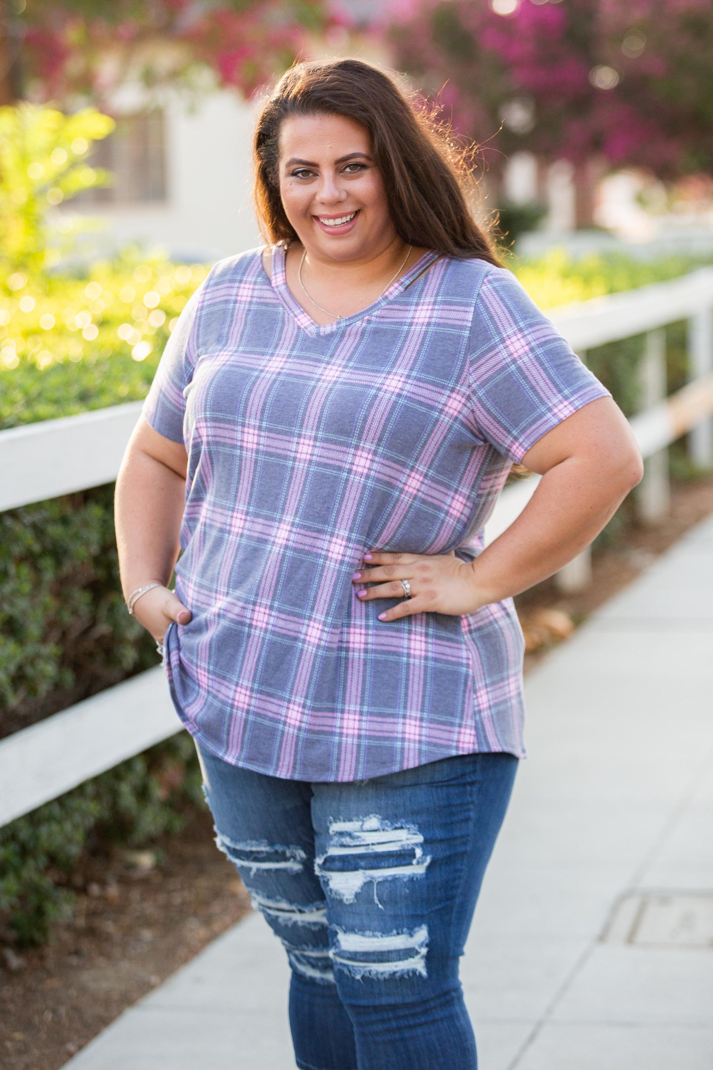 Country Club Plaid Short Sleeve