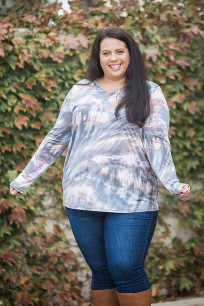 Sky Gazing Long Sleeve Top