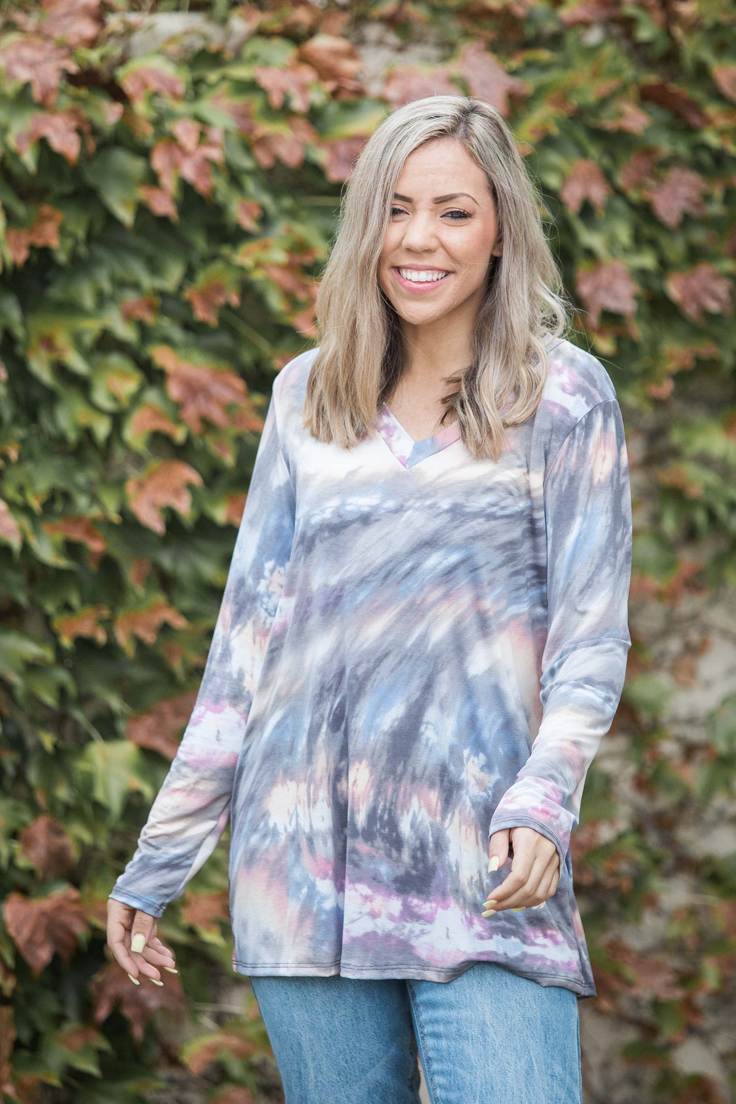 Sky Gazing Long Sleeve Top