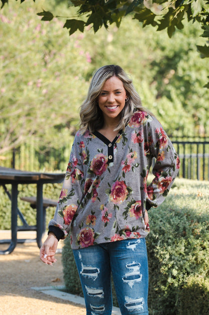 Heavenly Blooms Pullover