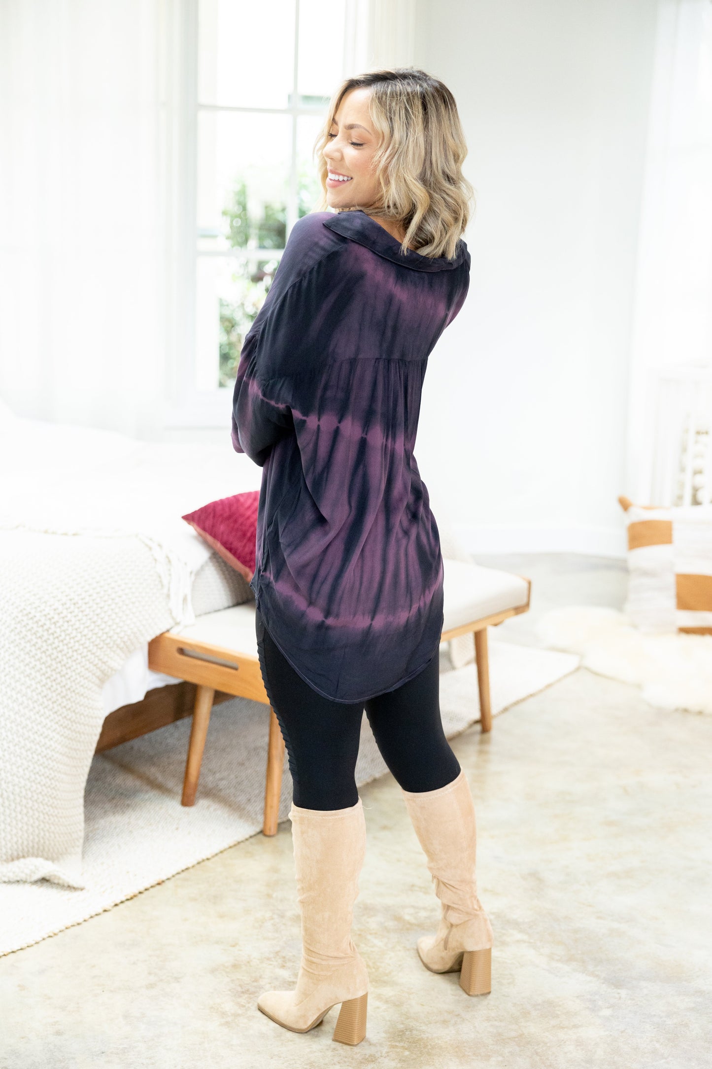 Boysenberry Long Sleeve Top