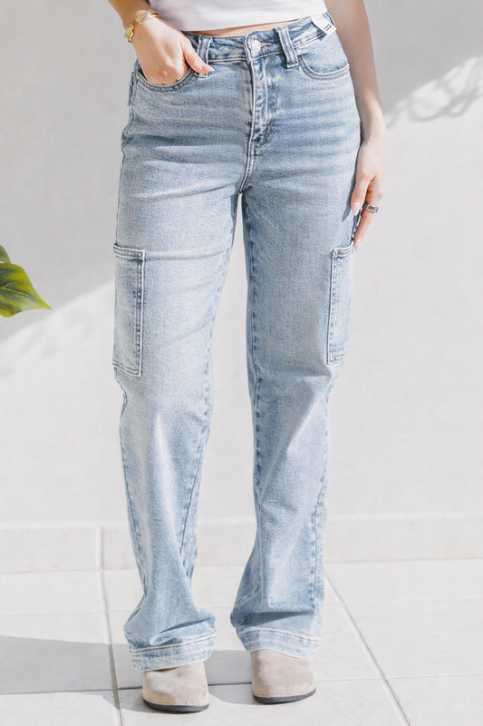 High Energy - Judy Blue Cargo Jeans