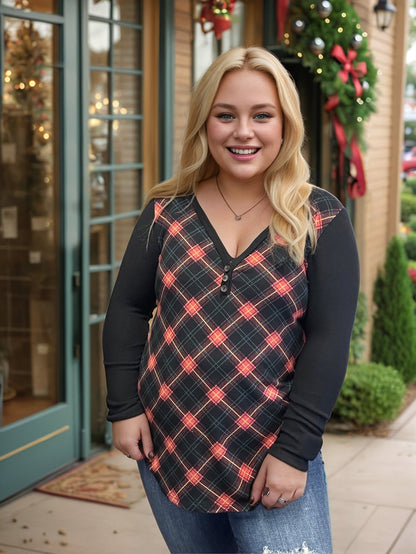 Holly Jolly Plaid Pullover