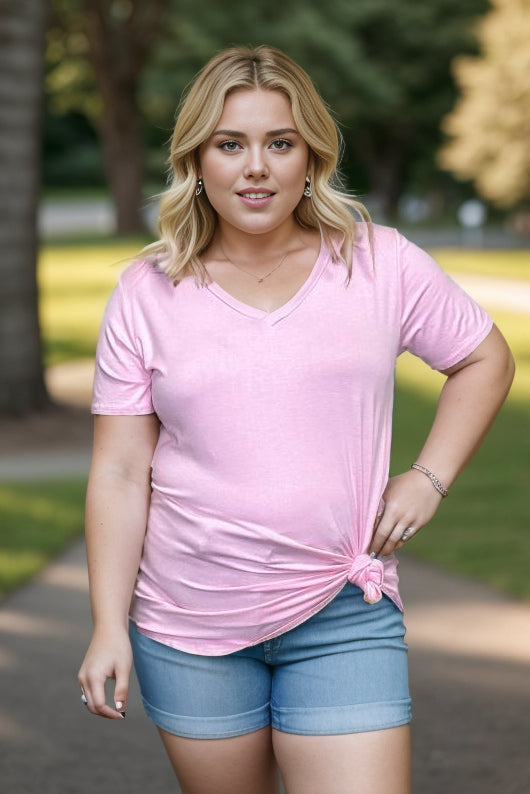 Spring Staple Short Sleeve - Baby Pink