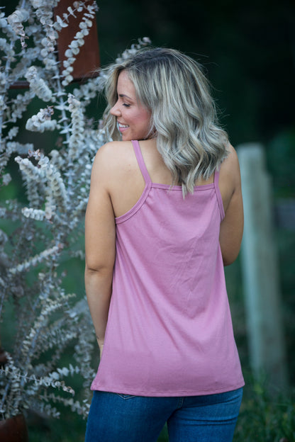 Heart & Soul Tank in Mauve