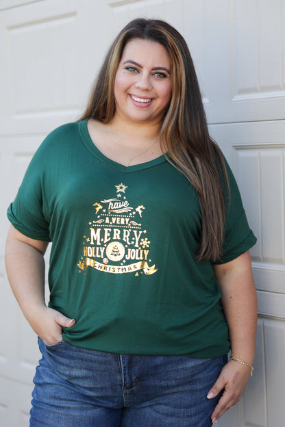 Holly Jolly Short Sleeve Tee