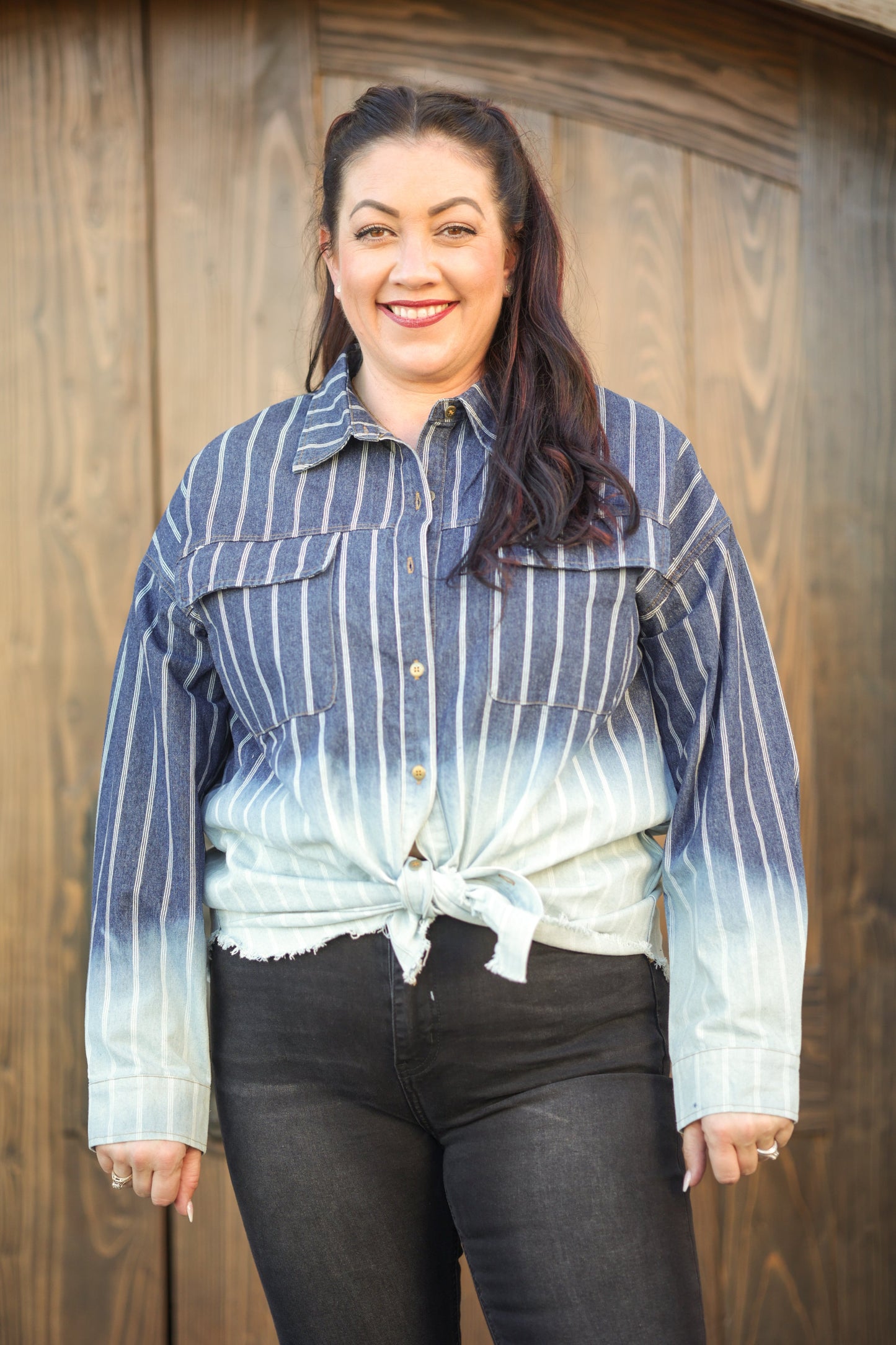 Denim Perfection Button Down Tunic