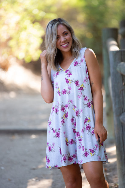 Burgundy Delight Swing Dress